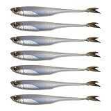 6th Sense Masterclass Crappie Strobe Minnow – 2.1' Ultra-Realistic Soft Plastic Panfish Bait – Premium Crappie Lure for Docks, Brush Piles & Timber – 7 Pack (Pro Blue, 2.1' (7/pk))