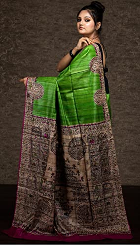 RACHBAI tussar silk saree in pure silk – image 2