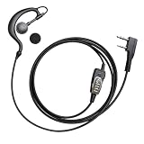 WODASEN Auricolare radio bidirezionale con microfono PTT Walkie Talkie auricolare a 2 pin (K-912)