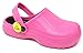 sole london Ladies Garden Clogs Slippers Hospital Chef Pool Beach Holiday Sandals Shoes Fuchsia