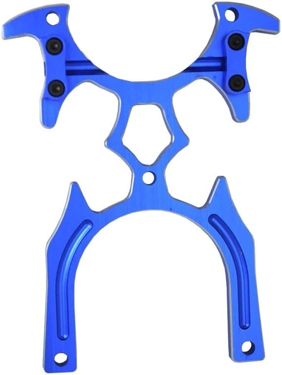 CNC Aluminum Remote Control Mount Holder for X9DP, X9 Lite, X7, X7S, JR Transmitters, RC Radio Stand Bracket(Blue)
