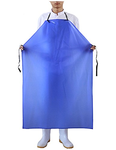 Surblue Waterproof Apron Plus Size Blue