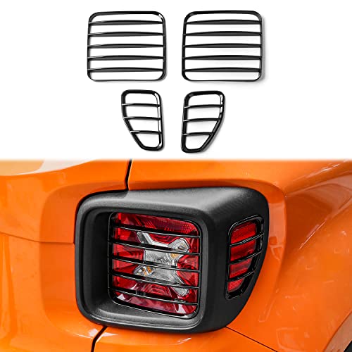 Caches feux arrière Jeep Renegade 2016-2021 Hoolcar garniture noire ABS