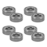 Generisch 8 Stück Rollstuhl Lenkrollenlager aus Stahl mit Hoher Verschleißfestigkeit und Einfacher Wartung für Rollstuhl Gabeln und Vorderräder für Außeneinsatz