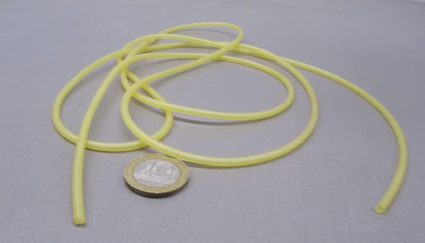 Latex Rubber Round Tubing 40A .125" (1/8") OD x .062" (1/16") ID x 10 Ft. Length 1 Roll