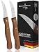 Produktbild SCHWERTKRONE® Schälmesser gebogen Premium 2er Set [MADE IN SOLINGEN - GERMANY] - Gemüsemesser Obstmesser - Küchenmesser klein scharf - Schneidemesser Kartoffelschälmesser - Allzweckmesser (2x 15,5 cm)