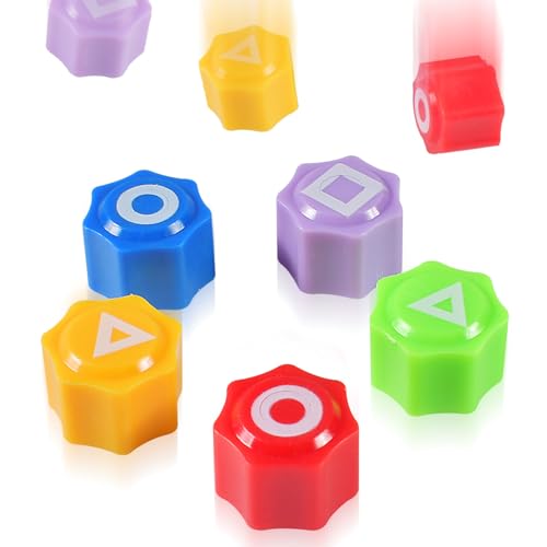 Qooloo Juego Tradicional Coreano,Juego Coreano de Calamar,Juego clásico de coordinación de Ojos de Mano, Juego de Piedras (10 Piezas) ﻿
