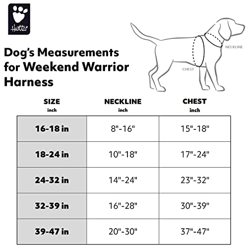 Hurtta Weekend Warrior ECO Warming Hundegeschirr, wärmend, Brustgeschirr für mittelgroße Hunde, Blaubeere Mix, 45-60 cm