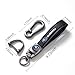 BFIVEANTE leather car keychain set for Subaru men and women family present keychain key ring lanyard accessories (black)