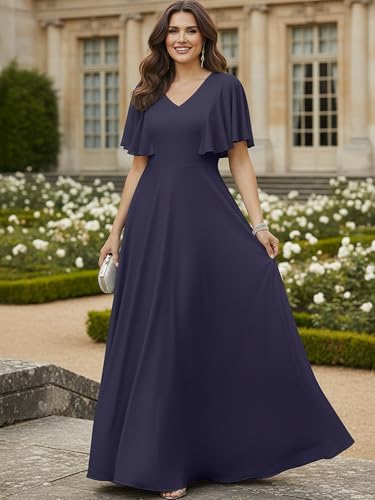 Image of KOH KOH Womens Long Elegant Bridesmaid Evening Cocktail Modest Maxi Dress