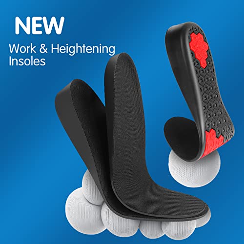Sushn3D Orthotic Shoe Insoles, 35Mm Height Increase Insoles For Men Women, Comfortable Memory Foam Shock Absorption Gel Shoe Inserts, Men 7-8 | Women 9-10 #TOP4