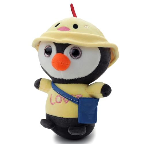 Image of Soft Plush Toy for Kids Stuffed Soft Toy with Cute Hug-Friendly Plush for Babies, Toddlers & Children Safe, Lightweight & Easy to Clean (Yellow Penguin)