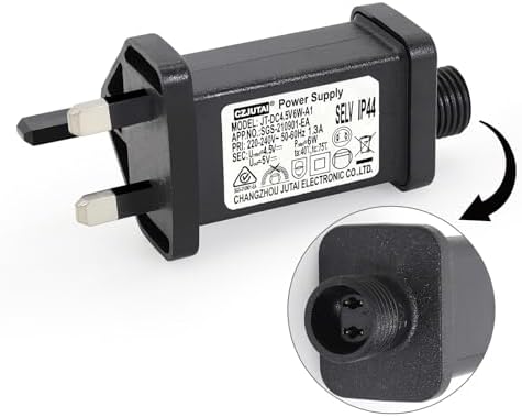 Alimentation électrique Pour Guirlande De Noël CZJUTAI - 4.5V, IP44, Avec Prise, Pour éclairage Décoratif