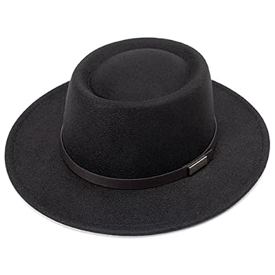 DRESHOW Sombrero de ala ancha Fedora para mujer Hebilla de cinturón Retro Panamá Floppy Hat | Ya disponible en tu tienda friki favorita! En mundofriki.es!