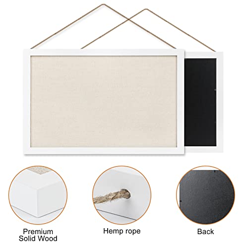 KINLINK Linen Framed Cork Board 2-Pack #TOP29