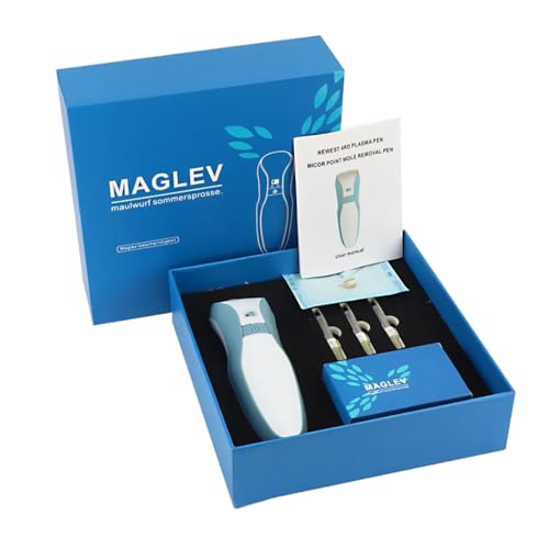 Professional Plasma Pen Fibroblast Skin Tightening Tag Wart Mole Remover Kit - Maglev Tattoo Removal Laser Pen - Skin Care Tools for Face Body Freckle, Nevus, Spot Treatment