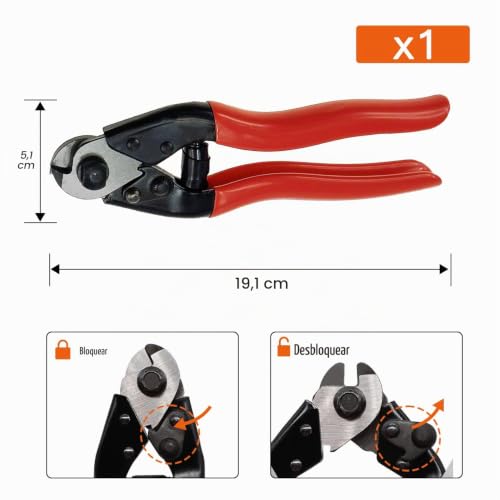 Pinzas para cortar cable de acero 8 Imagen adicional