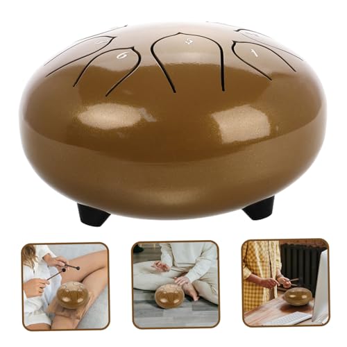 SUPVOX Steel Tongue Drum pequeño para principiantes miniatura 7