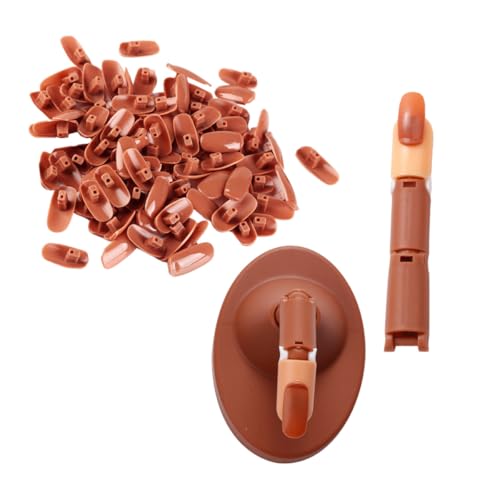 IMIKEYA Kit de Manucure pour Entraînement Modèle de Main avec Faux Ongles Outil Professionnel pour Nail Art