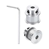 QUARKZMAN 2pcs GT-2 30T Pignon Synchrone 5mm Alésage avec Une Clé