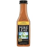 Lipton Pure Leaf Lemon Real Brewed Tea, 18.5 Fl Oz (Pack of 12)