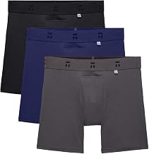 Tommy John Men's Air 6" Mid-Length Boxer Brief Underwear - Hammock Pouch
