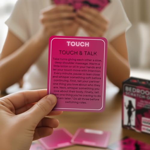 80 Cards Couples Games for Adults, 4 Levels Scratch Off Bedroom Card Game, Romantic Date Night Ideas, Naughty Intimacy Challenges, Spicy Anniversary and Valentines Gift for Conversation & Connection