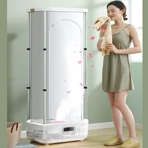Portable Steam Drying Machine, Efficient Household Clothes Dryer & Automatic Ironing, Folding Design for Quick Mite Drying & Clothing Care, Convenient & Space-Saving