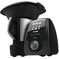 Cecotec Robot de Cocina Multifunción Mambo 8090, Cuchara MamboMix, 30 funciones, Báscula Incorporada, Jarra de Acero Inoxidable de Capacidad 3,3L, Apta para Lavavajillas, Cestillo de Hervir, Recetario