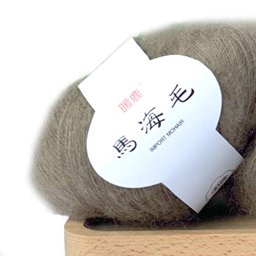 HomeBoom Mohair Cashmere,Mohair Yarn Soft Cashmere Knitting Wool Yarn Crochet Thread Supplies for Sweater Making Processing Crafts