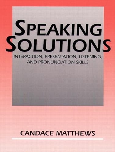 Speaking Solutions Instructor S Manual