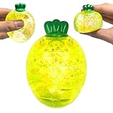 ZTATU Carton Baby Carrot, Squishy Fidget Toys for Kids & Adults, Glitter Squishy Sugar Ball, Sensory Toys for Autistic Children, Party Favors Stress Balls for Office, School, Travel (Yellow)