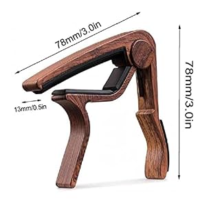 1 Capo Guitare À Grains Bois Pc avec Coussin Silicone Parfait pour Guitare Ukulélé Réglage Accessoires D’instrument… - Les Beatles, Paul McCartney, John Lennon, RIngo Starr, George Harrison 1 Capo Guitare À Grains Bois Pc avec Coussin Silicone Parfait pour Guitare Ukulélé Réglage Accessoires D'instrument… – Image 2