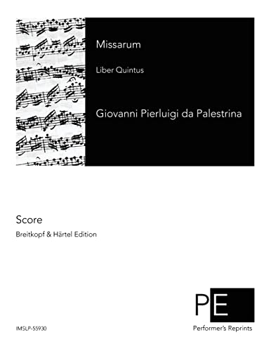 Missarum: Liber Quintus [Latin] 1511504072 Book Cover