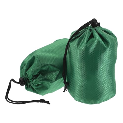 Operitacx 2pcs Drawstring Carry Pouch for Jacket Storage, 600d Oxford Cloth