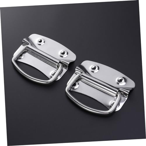 CIYODO 2 Unidades Alça de bagagem de hardware Alça para baú Alça para mala puxador de gabinete puxad