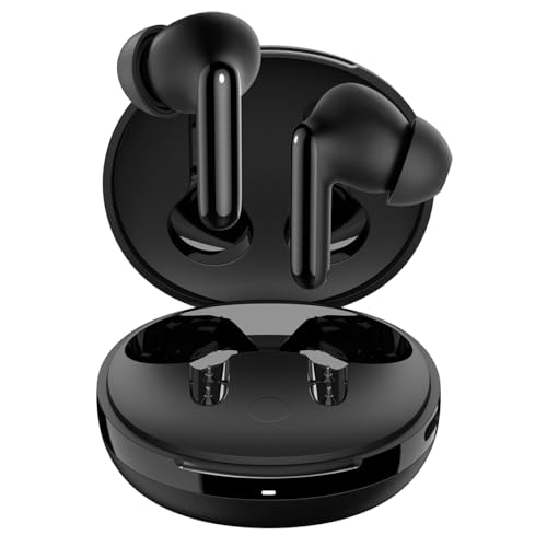 Spigen SA-TW S10 Écouteurs sans Fil, ANC 28dB, Réduction Antibruit, Mode Transparence, 30h, EQ, 4 micros, Mode Jeu, 10mm, IPX5 - Noir
