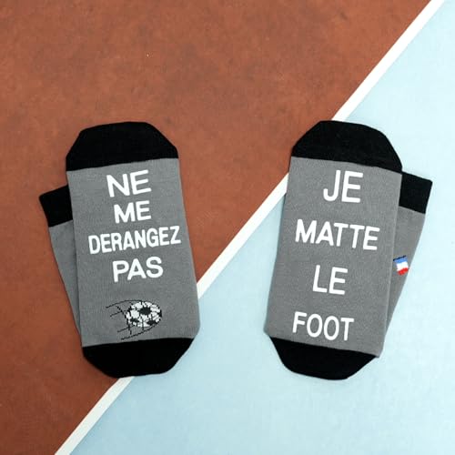 Chaussettes Humour Homme Cadeau Foot Humoristiques Personnalisées Rigolotes – vue 3
