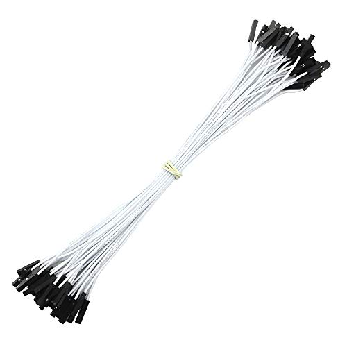 XINGYHENG 150PCS 5 Colors 1Pin 2.54mm Female to Female Breadboard Jumper Wire PVC Soldering Brushless Motor Double-end Tinning Connector Cable(PCB Jump Circuit Board Cable Wire Set) 200mm - Thumbnail 6