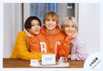 Amazon.co.jp: 少年忍者 公式 生 写真（黒田光輝・安嶋秀生・長瀬結星