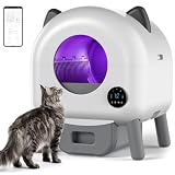 Automatic Self Cleaning Cat Litter Box, 72L Large Capacity for Multiple Cat