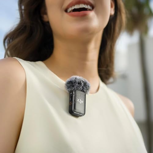 DJI Mic 2 Transmitter (Shadow Black), Wireless Microphone with Intelligent Noise Cancelling, 14-Hour Internal Recording, 6-Hour Battery, Magnetic Attachment, Bluetooth Microphone, YouTube, Vlogs image 7