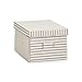 Produktbild Zeller Aufbewahrungsbox Stripes, Pappe, Beige