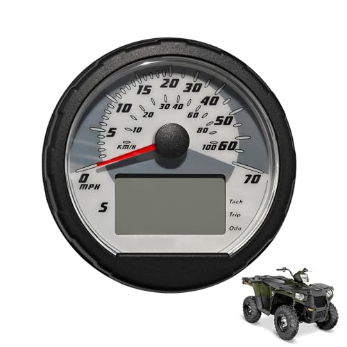 Vroelos 3280431 Speedometer Cluster, Speedometer Multifunction Gauge Cluster Assembly Fit for Polaris ATV Sportsman 400 450 500 600 700 800 ATP 500 2004-2012, OE#3280528 3280431 3280482
