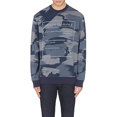 Jersey Armani Exchange Camuflaje Azul Cover