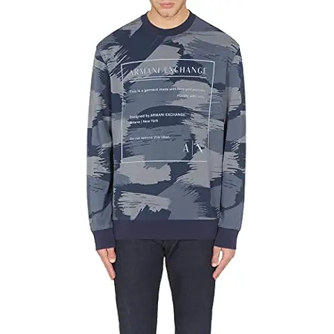 Jersey Armani Exchange Camuflaje Azul Cover
