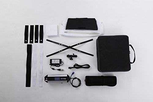 Falconeyes Rx-12Td Dimmable 3000K-5600K 50W Waterproof Flexible Studio Light For Photography (Rx-12Td With Diffuser) #TOP6