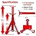 FITHOIST 3 Ton Heavy Duty Jack Stands - Foldable Car Jack Stand for Trucks, SUV, Pickup & UTV/ATV, 6,600LBs Capacity, Adjustable Red Safety Stands with Locking Pin, 1 Pair