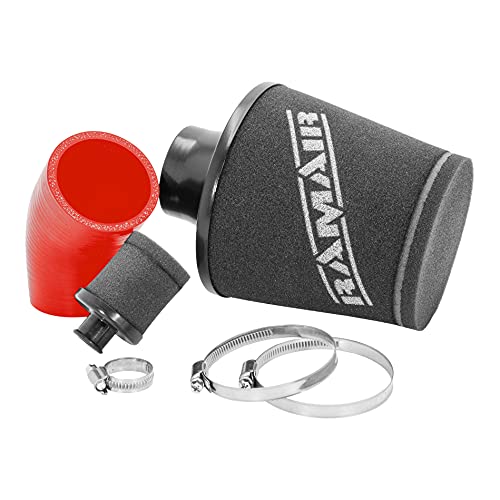 Ramair Filters Kit de filtre à air conique d'admission à induction pour Mini Cooper R50 1.6 1.4 Rouge