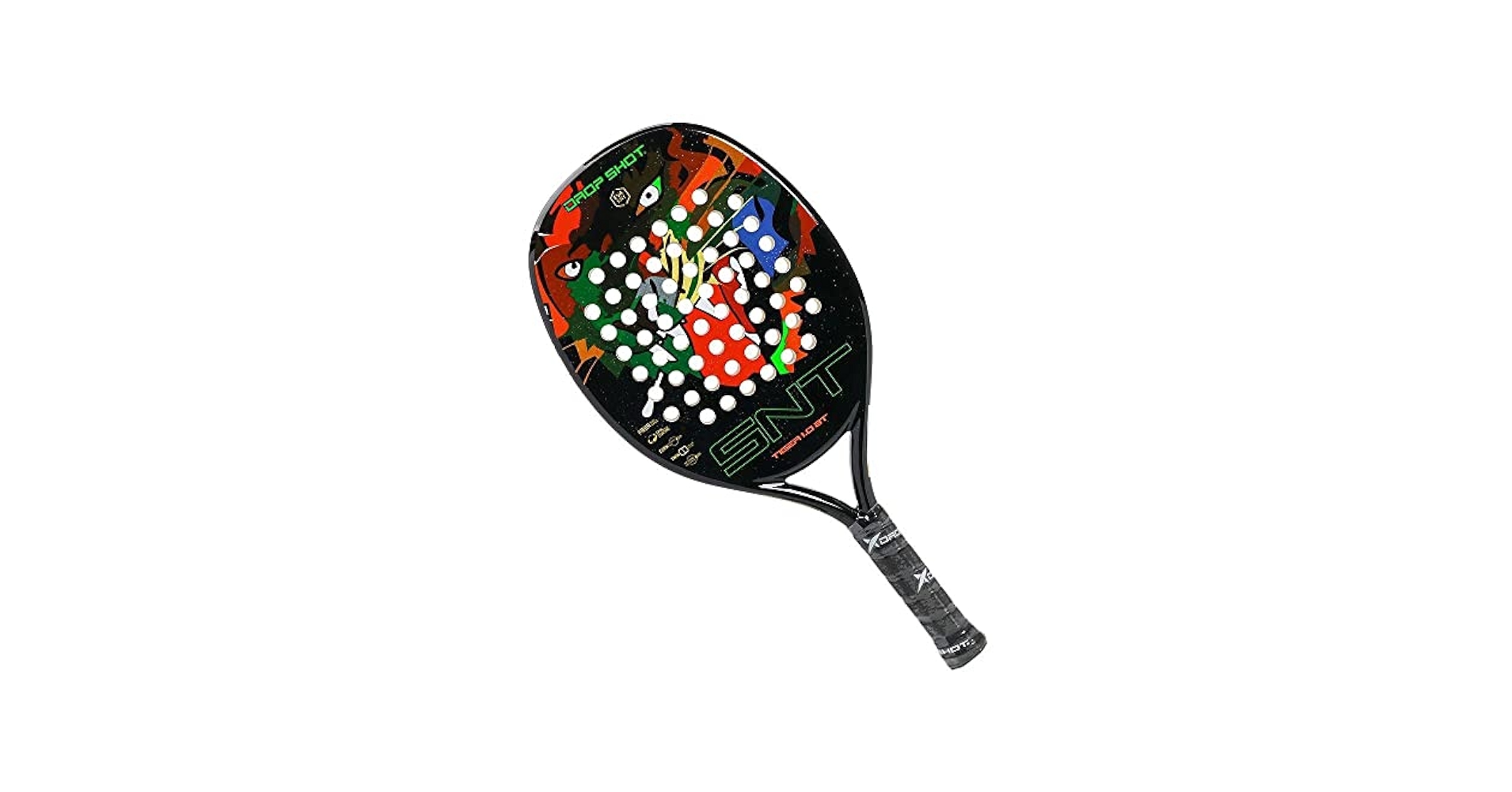 Amazon.com: DROP SHOT Beach Tennis Tiger Racket 1.0 BT